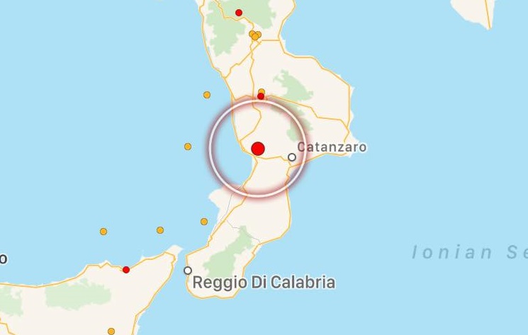 terremoto lamezia terme