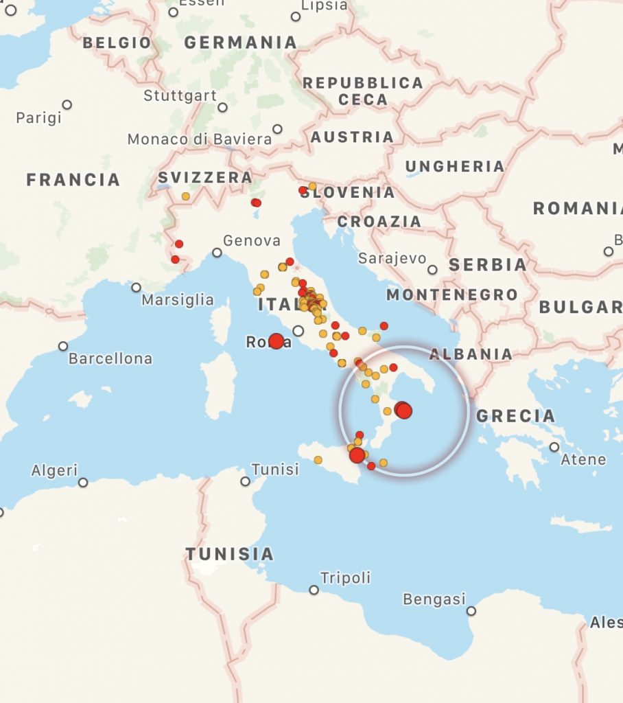 terremoto oggi calabria crotone