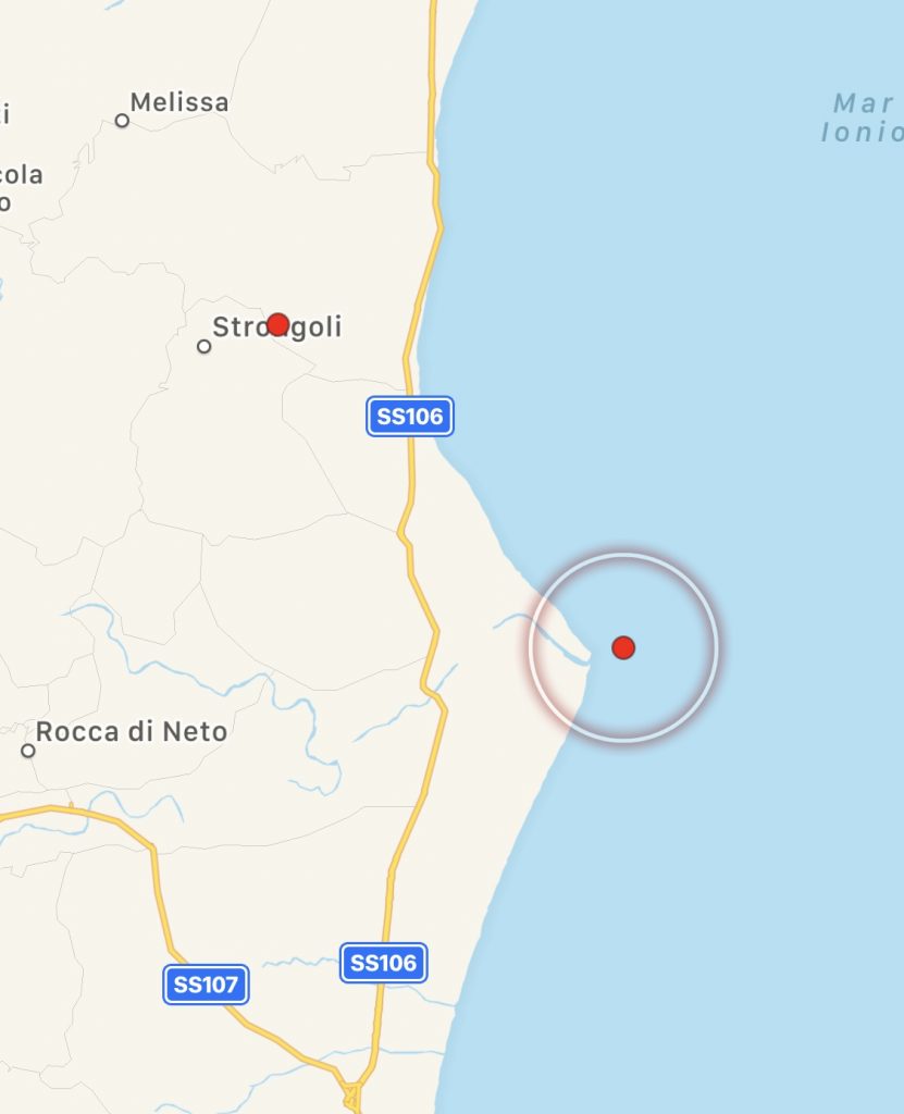 terremoto oggi calabria crotone