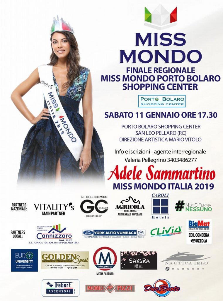 Reggio Calabria Domani A Porto Bolaro La Finale Regionale Di Miss Mondo