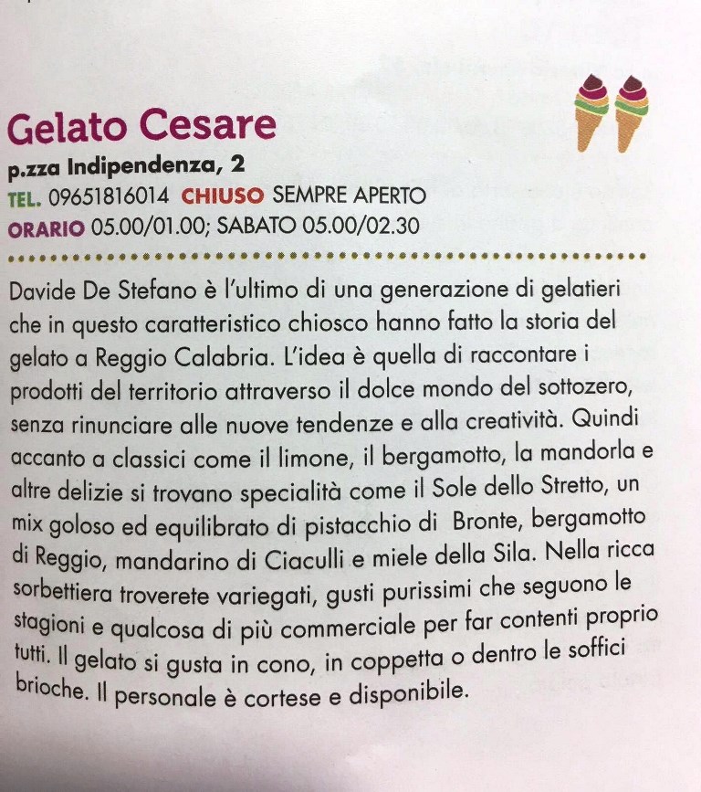 gelato cesare locandina