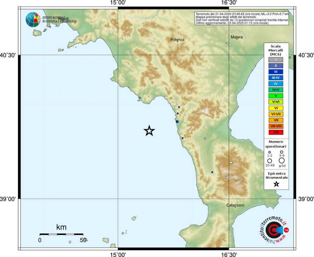 terremoto calabria