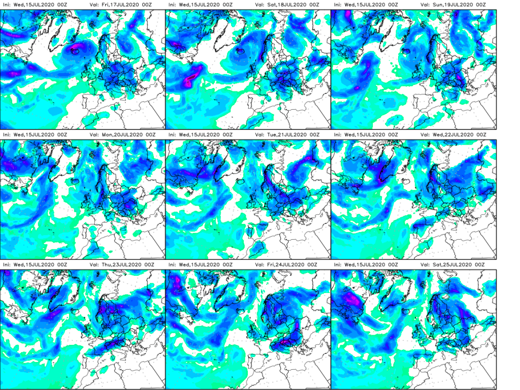 Le Previsioni Meteo dell Aeronautica Militare fino a marted 21 Luglio