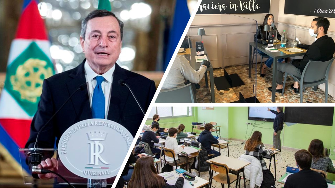 draghi ristoranti scuole