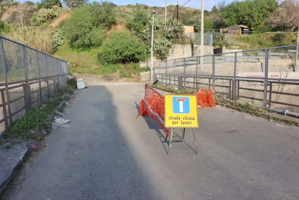 reggio calabria lavori via montevergine petti 7 marzo 2021