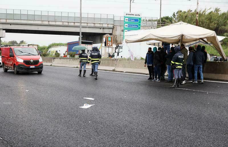 protesta ambulanti raccordo anulare roma