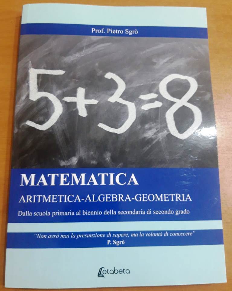 libro matematica pietro sgrò