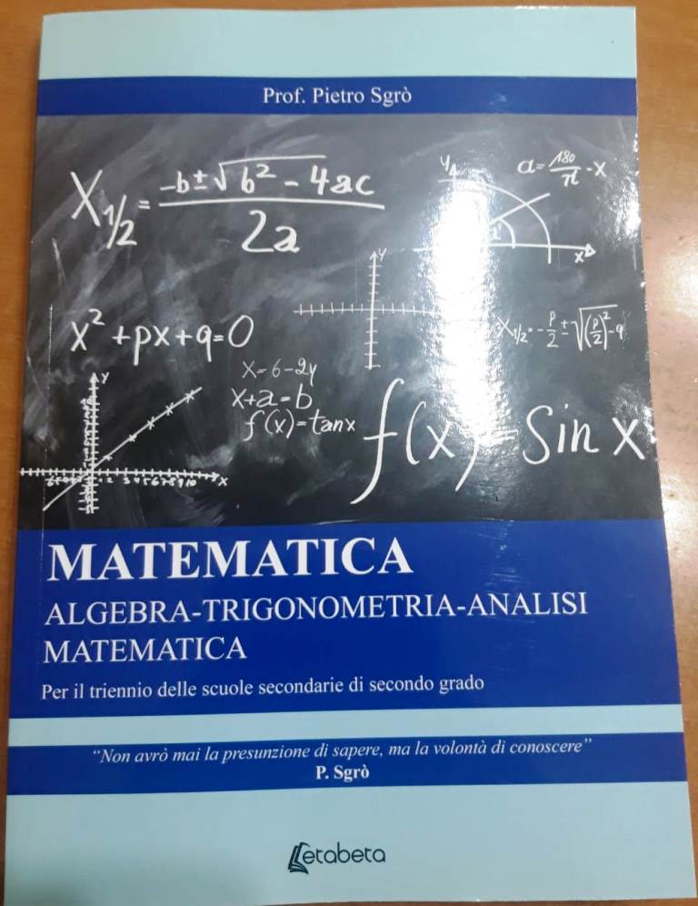 libro matematica pietro sgrò