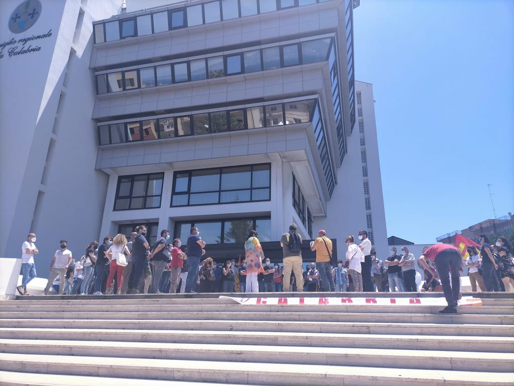 Protesta tirocinanti reggio calabria