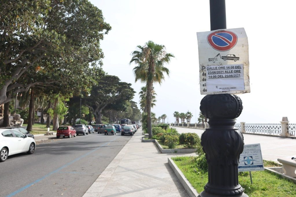 cambia la viabilità sul lungomare falcomatà di reggio calabria