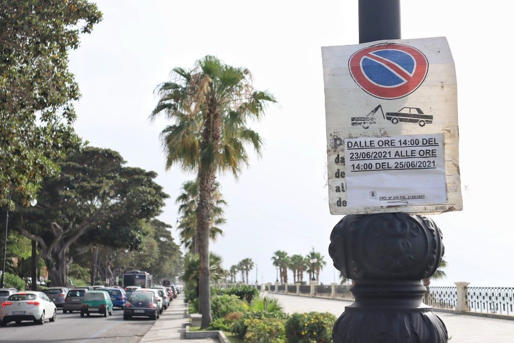 cambia la viabilità sul lungomare falcomatà di reggio calabria