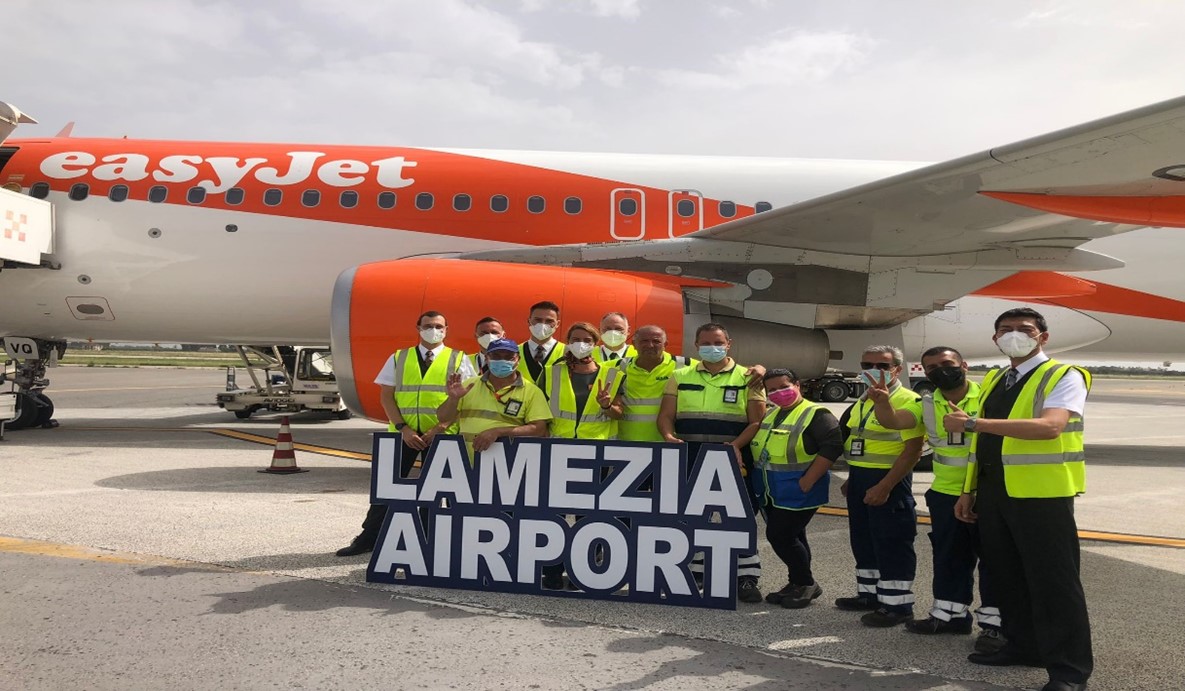 easyjet all'aeroporto di lamezia