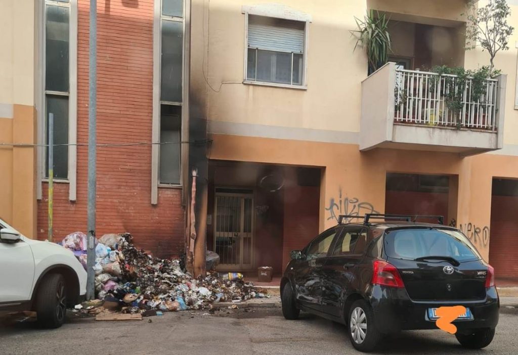 rogo rifiuti sotto casa reggio calabria