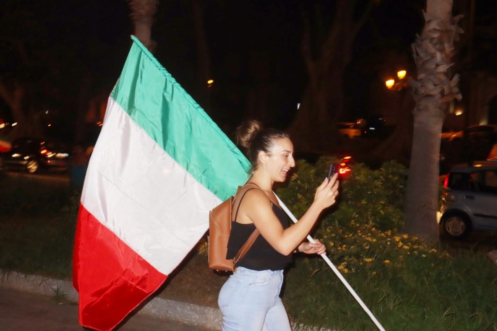 festa reggio calabria per italia in finale