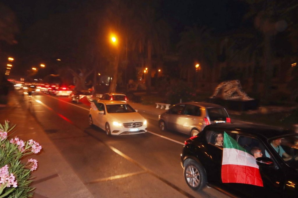 festa reggio calabria per italia in finale