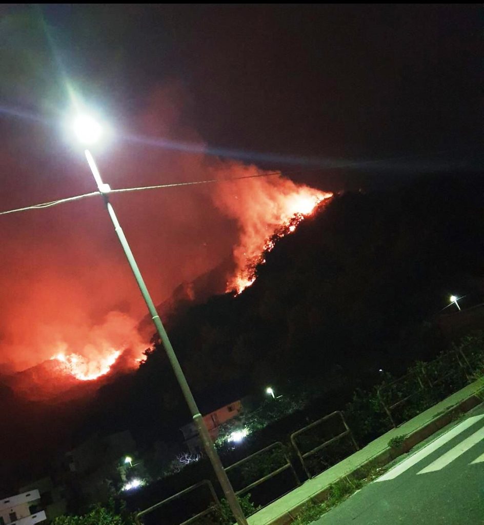 incendio oliveto 30 luglio