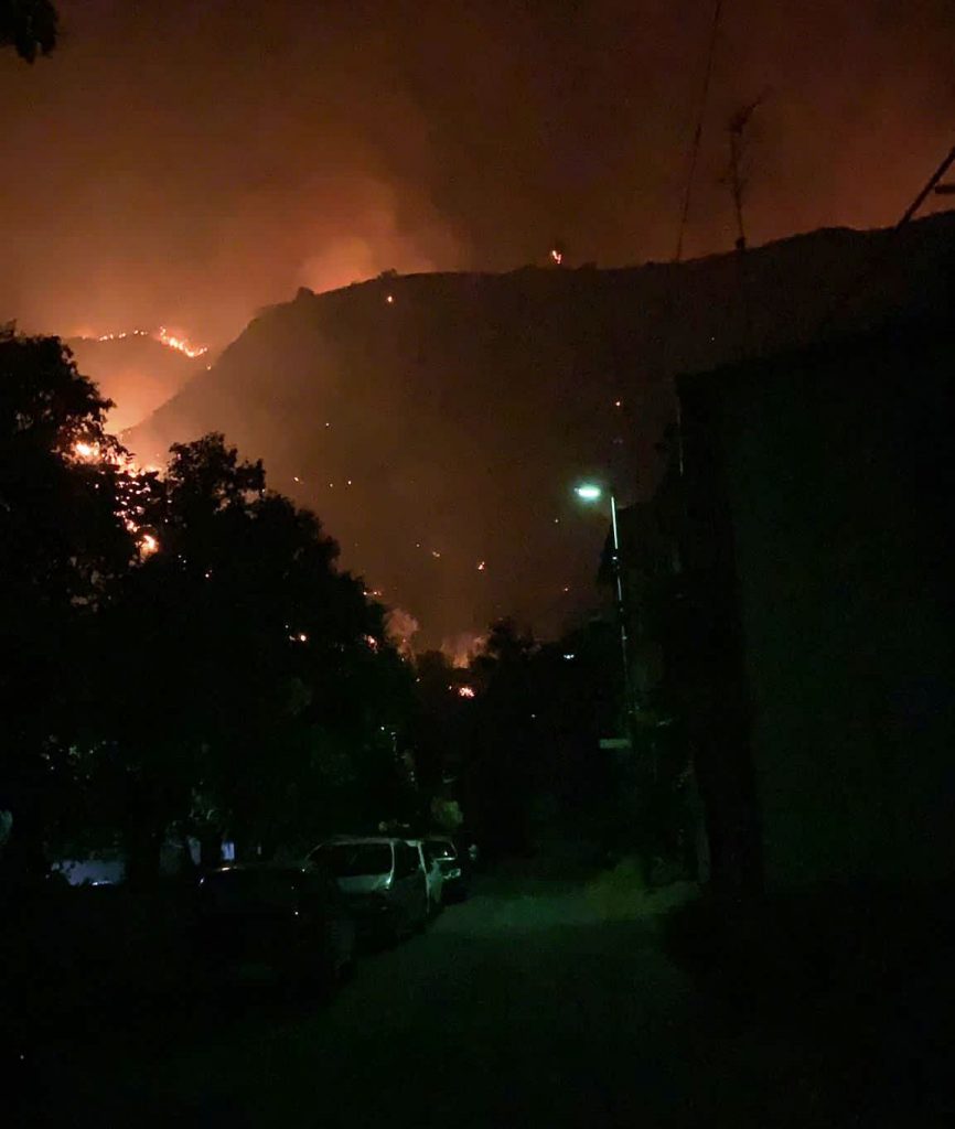 incendio oliveto 30 luglio