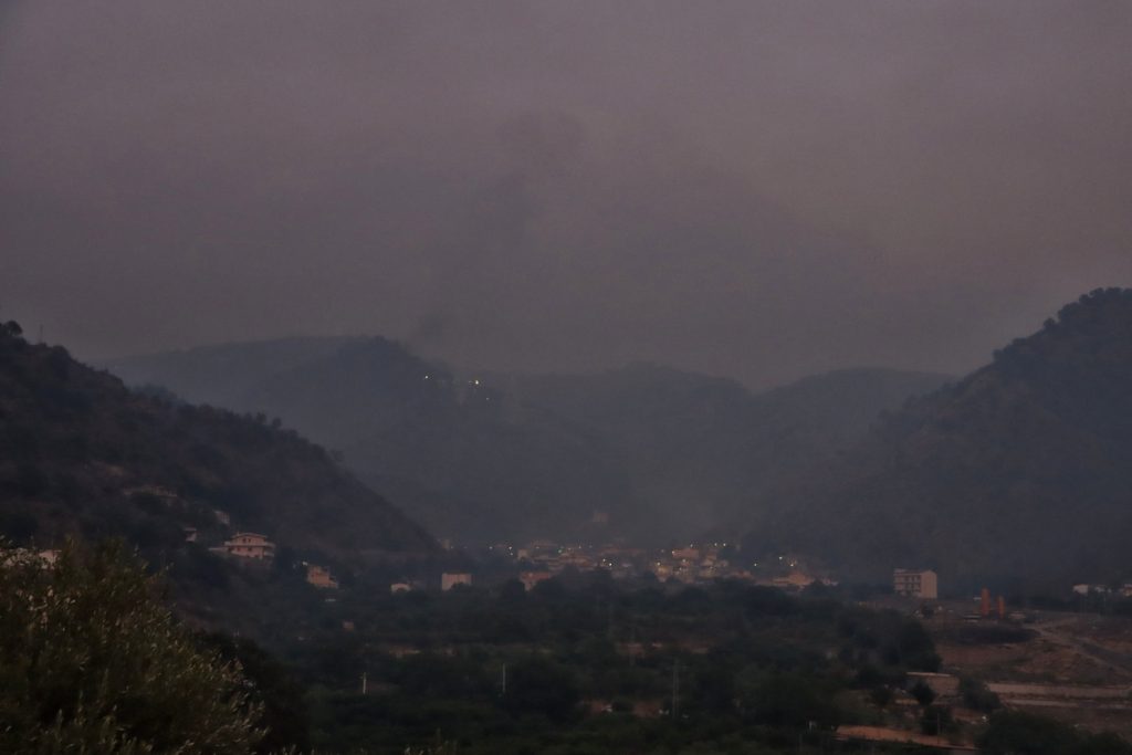 incendio reggio calabria 30 luglio 2021