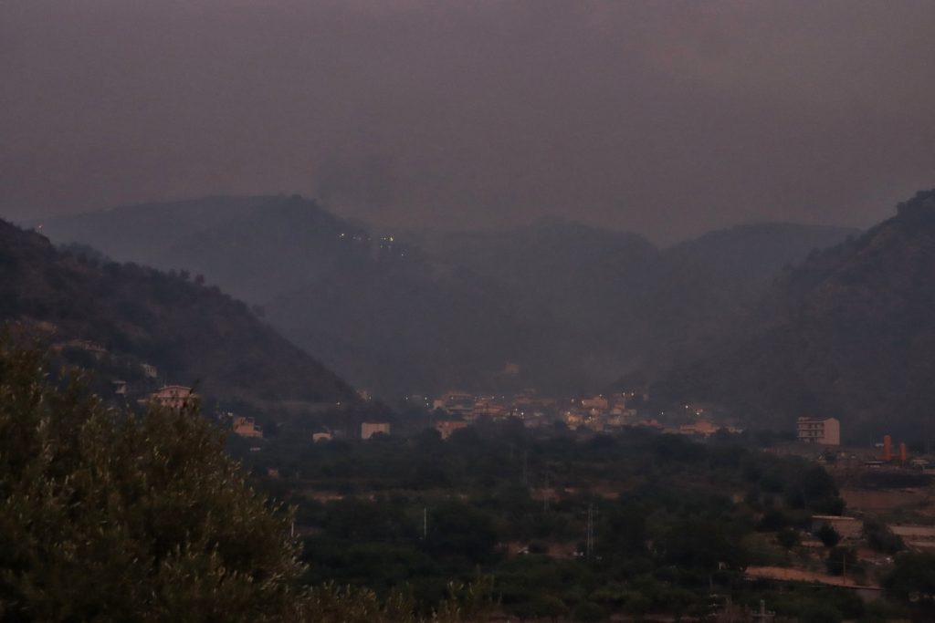 incendio reggio calabria 30 luglio 2021