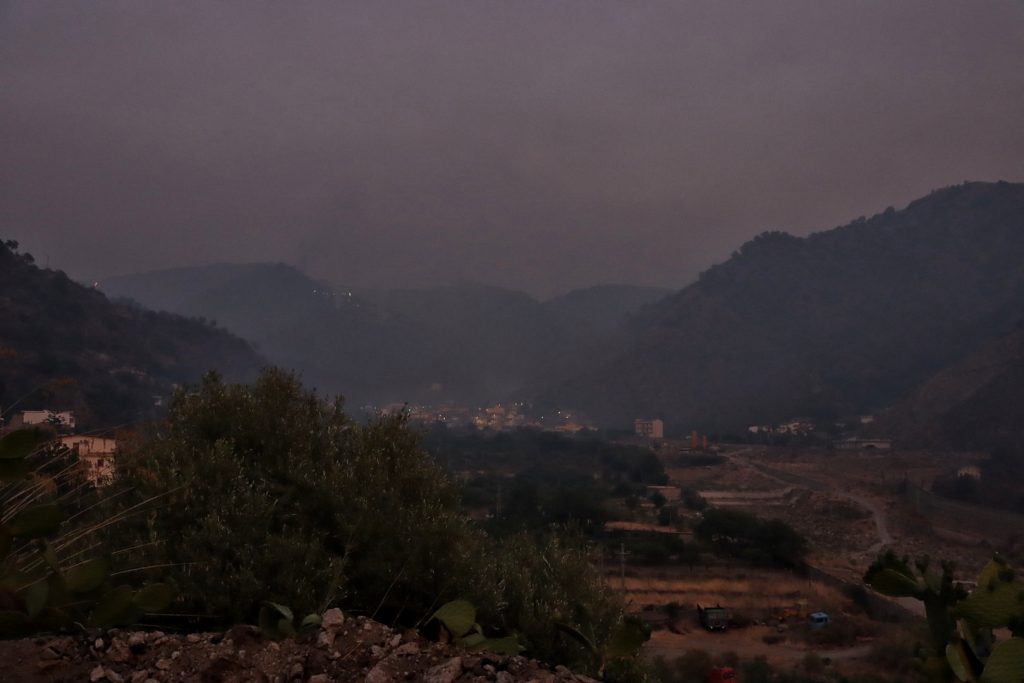 incendio reggio calabria 30 luglio 2021