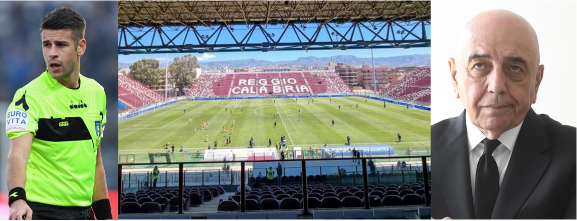 reggina monza arbitro giua adriano galliani stadio granillo