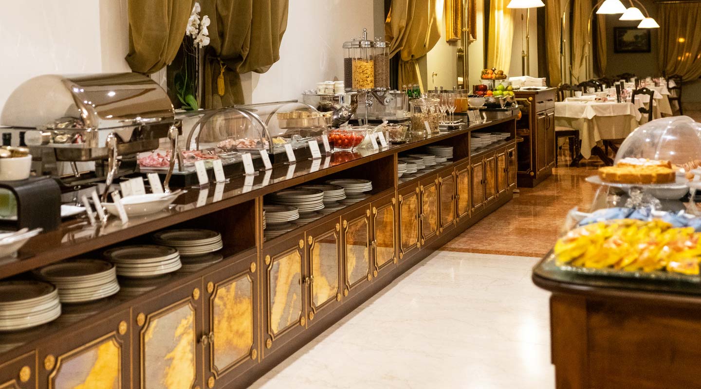 sala colazione albergo