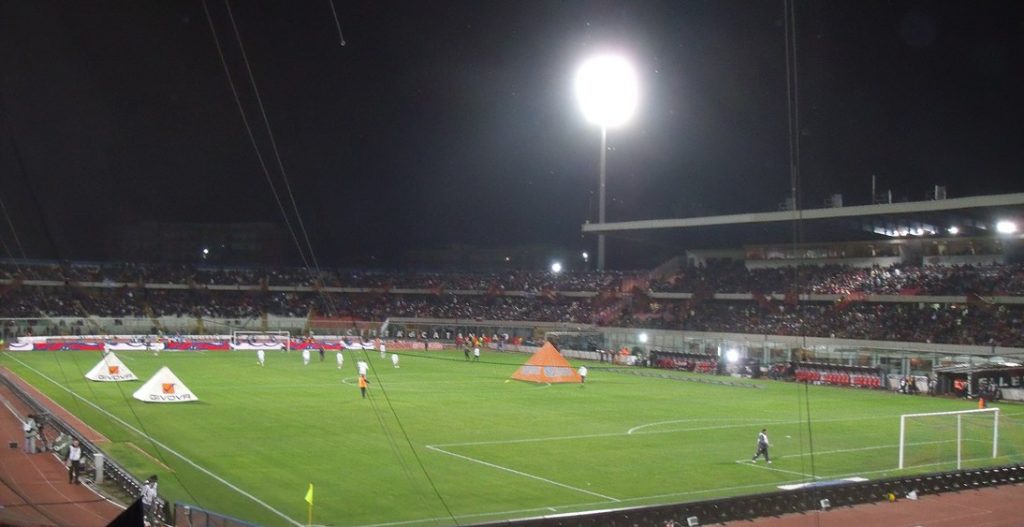 stadio catania notte