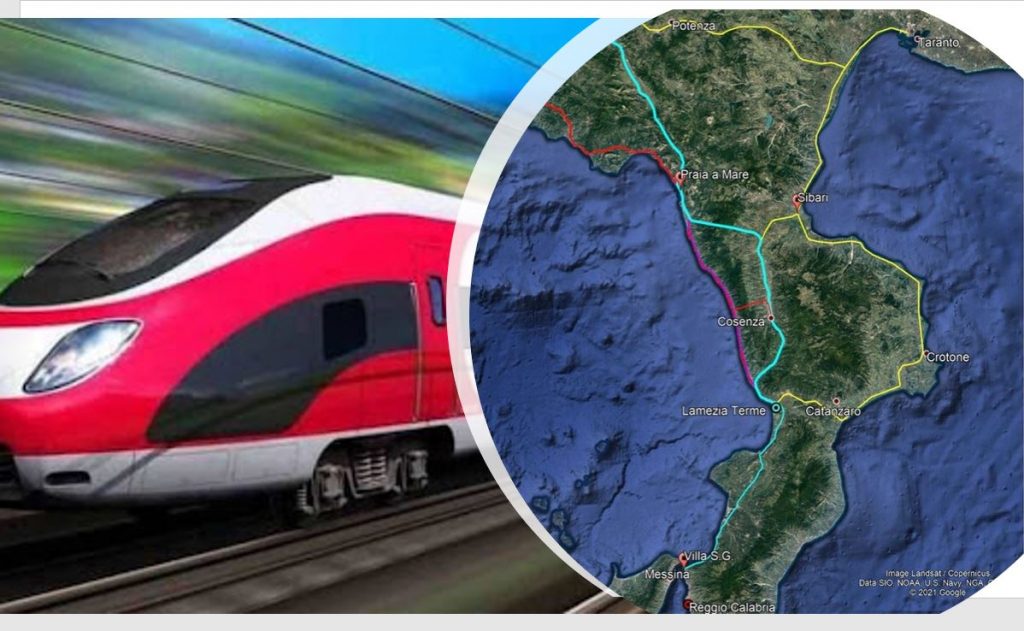 tracciato salerno reggio calabria rfi