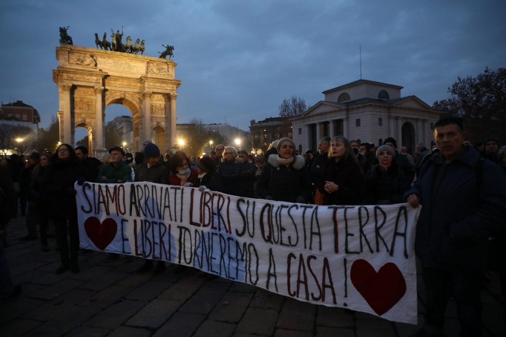 Manifestazione No Green Pass 27 novembre 2021