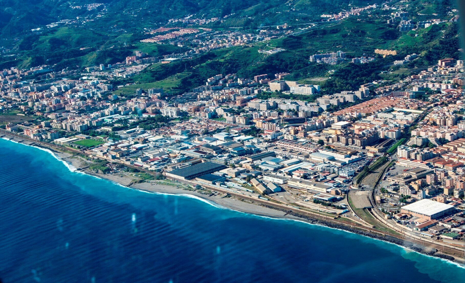 messina sud dall'alto