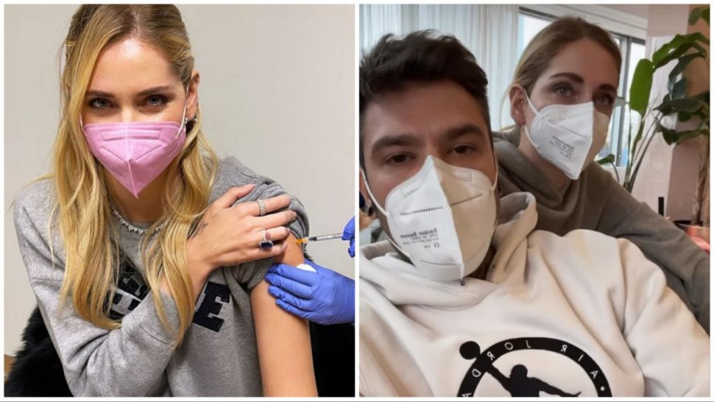 Fedez e Chiara Ferragni vaccinati e positivi al Covid