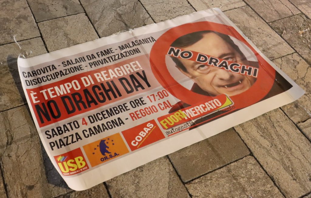 No Draghi Day a Reggio Calabria