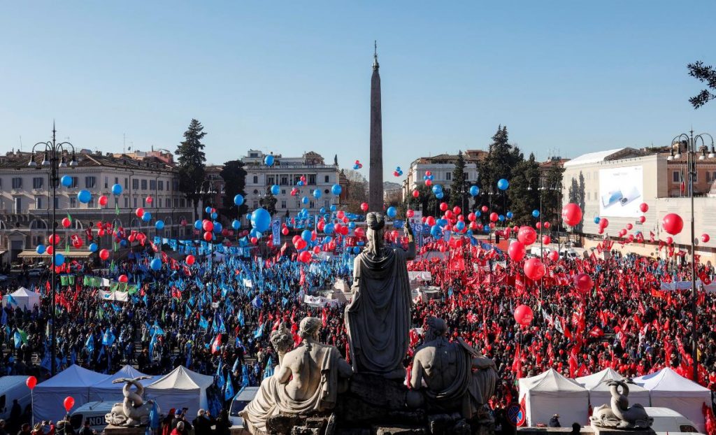 sciopero generale manova