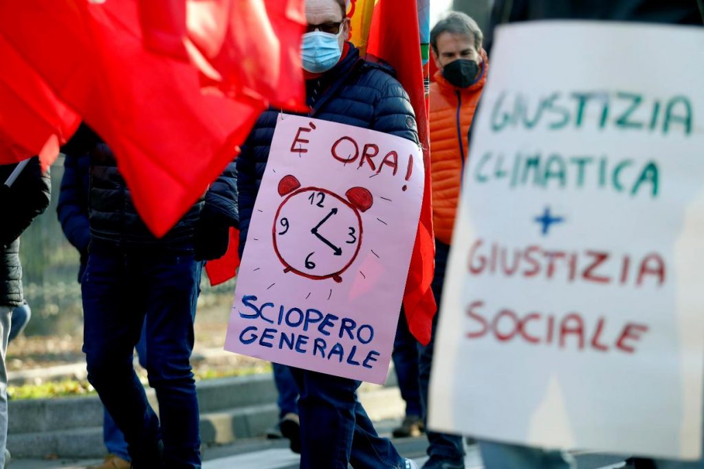 sciopero generale manova