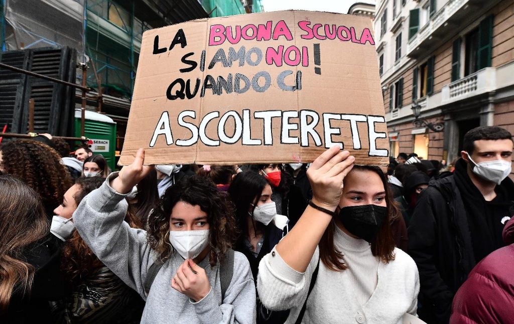 Proteste studenti maturità