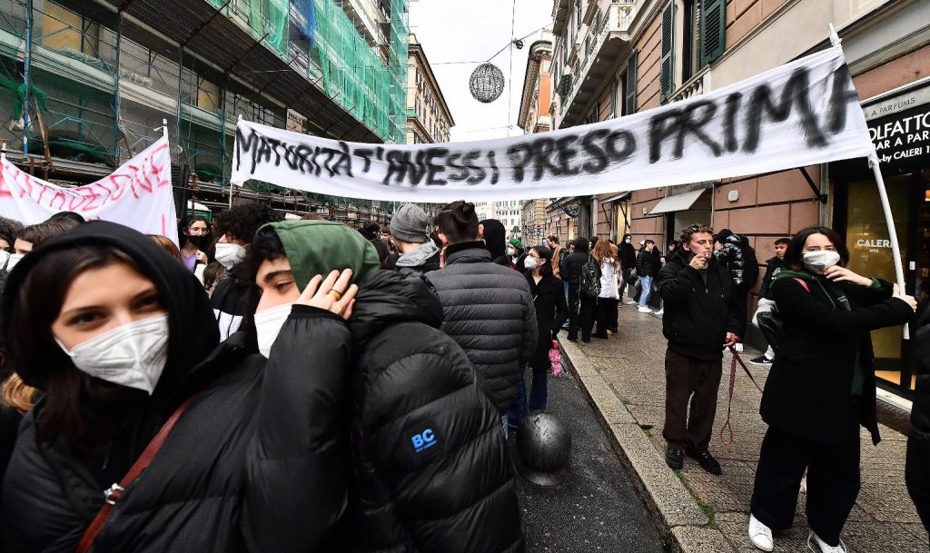 Proteste studenti maturità