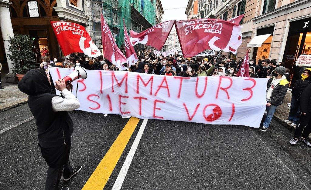 Proteste studenti maturità