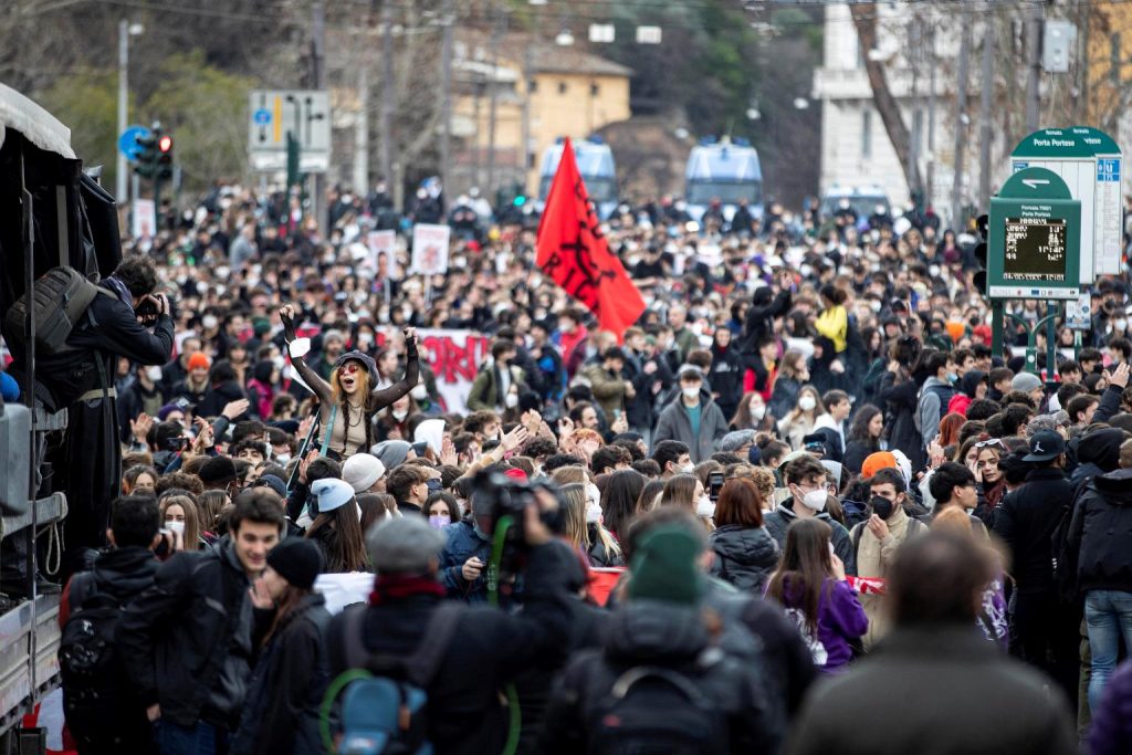 Proteste studenti maturità