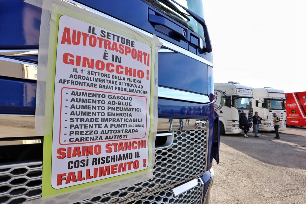 protesta autotrasportatori