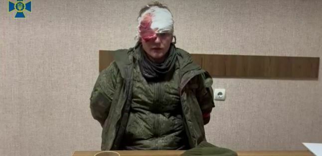Soldato russo catturato in Ucraina