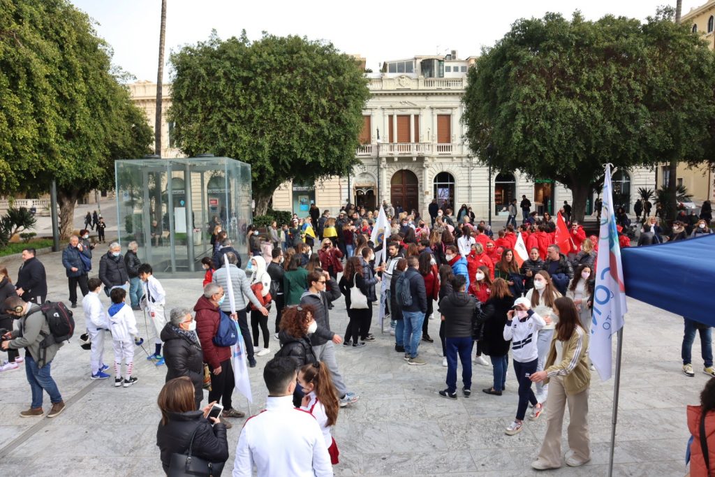 Staffetta Ucraina Fiamma che Unisce a Reggio Calabria