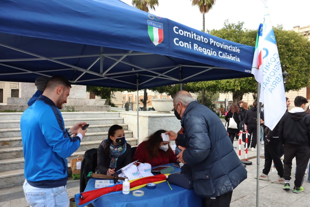 Staffetta Ucraina Fiamma che Unisce a Reggio Calabria