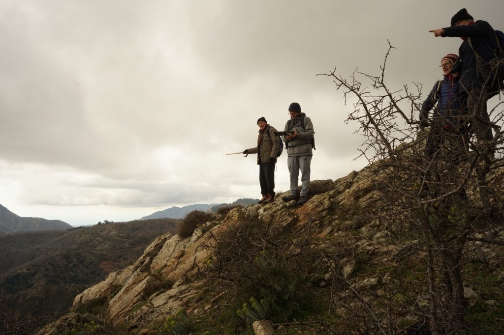 lavoro sul campo in Aspromonte