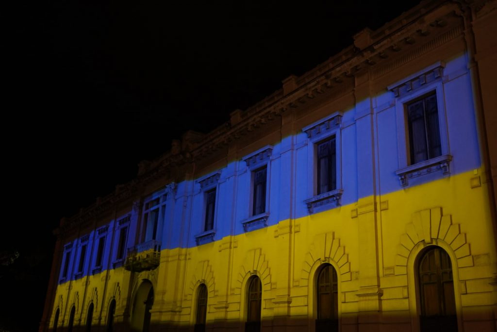 palazzo san giorgio solidarietà ucraina