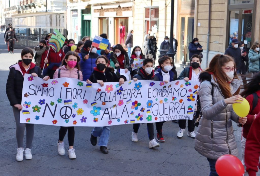 passeggiata per la pace de amicis bolani reggio calabria