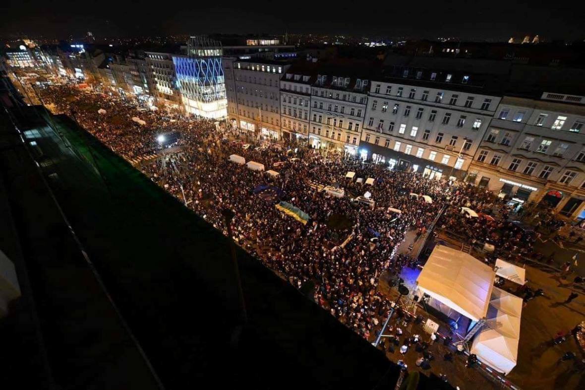 praga manifestazione pro ucraina