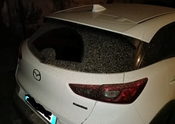 Auto sporche di sabbia a Reggio Calabria