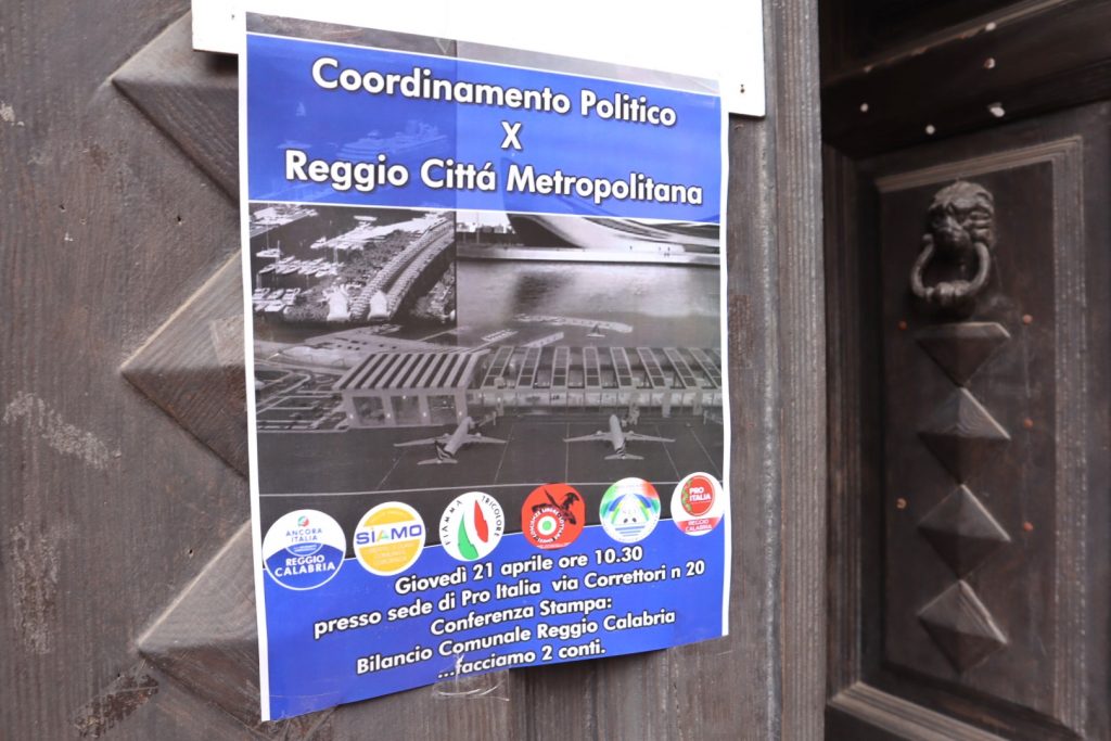 Presentazione del coordinamento politico per reggio città metropolitana