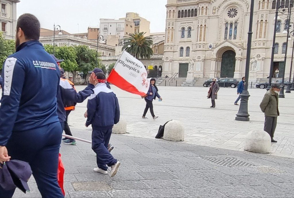 fiaccola special olympics reggio calabria