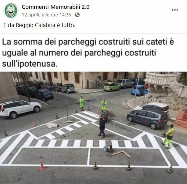 meme parcheggi a strisce reggio calabria